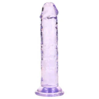 RealRock - realistický dildo s prísavkou (fialový) - 12,7 cm