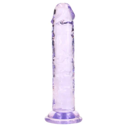 RealRock - realistický dildo s prísavkou (fialový) - 12,7 cm