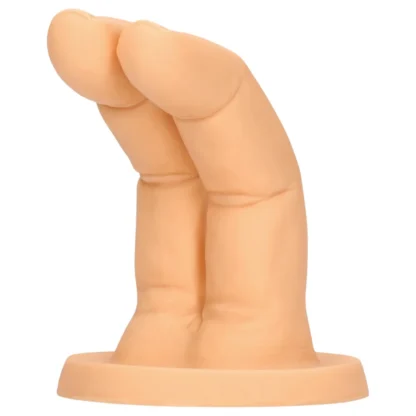 S-Line - dvojprstový dildo (prírodná farba)