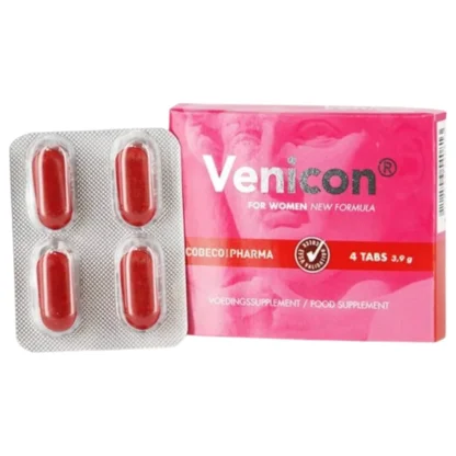 Venicon - kapsuly na zvýšenie ženského libida (4 ks)