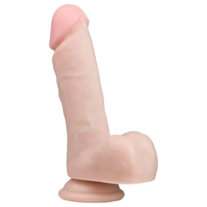 Easytoys - dildó s prísavkou a semenníkmi - 17,5 cm - telová farba