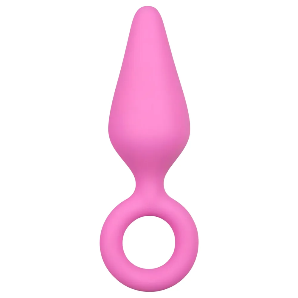 Easytoys - análny kolík - malý, ružový, silikón