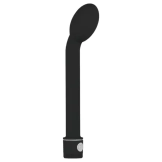 Easytoys - vibrátor na bod G - úzky tvar - čierny