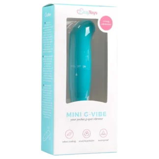 EasyToys - vibrátor na bod G - mini, vodeodolný - modrý