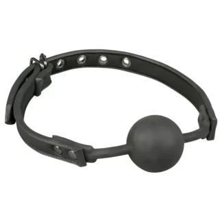 EasyToys - silikónová guľová roubík (čierny)