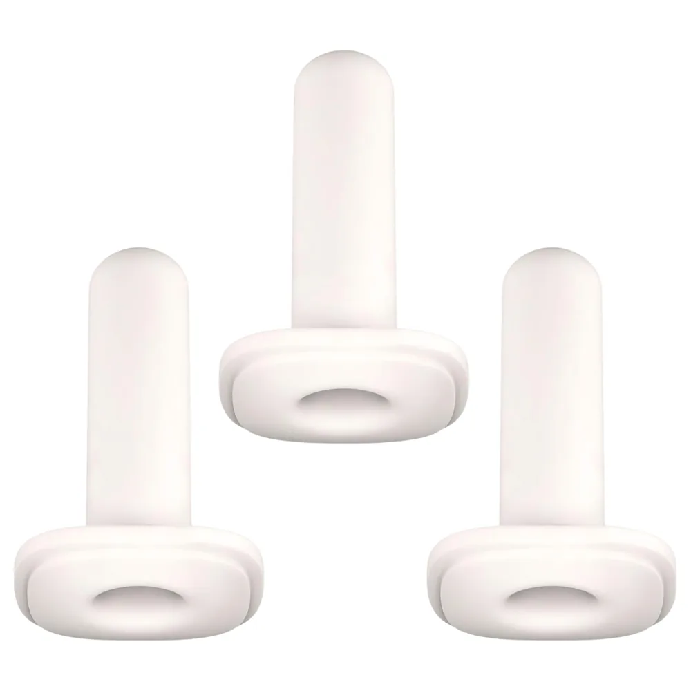 Kiiroo Onyx - masturbačná manžeta - štandardná veľkosť - 3 ks - biela