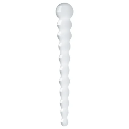 Gildo Glass No. 20 - sklenené dildo s výstupkami - priehľadné