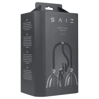 Saiz Premium - elektrická odsávačka na prsia - malá - priehľadná/čierna