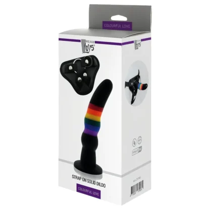 Colorful Love - nasadzovací dildo - farebné