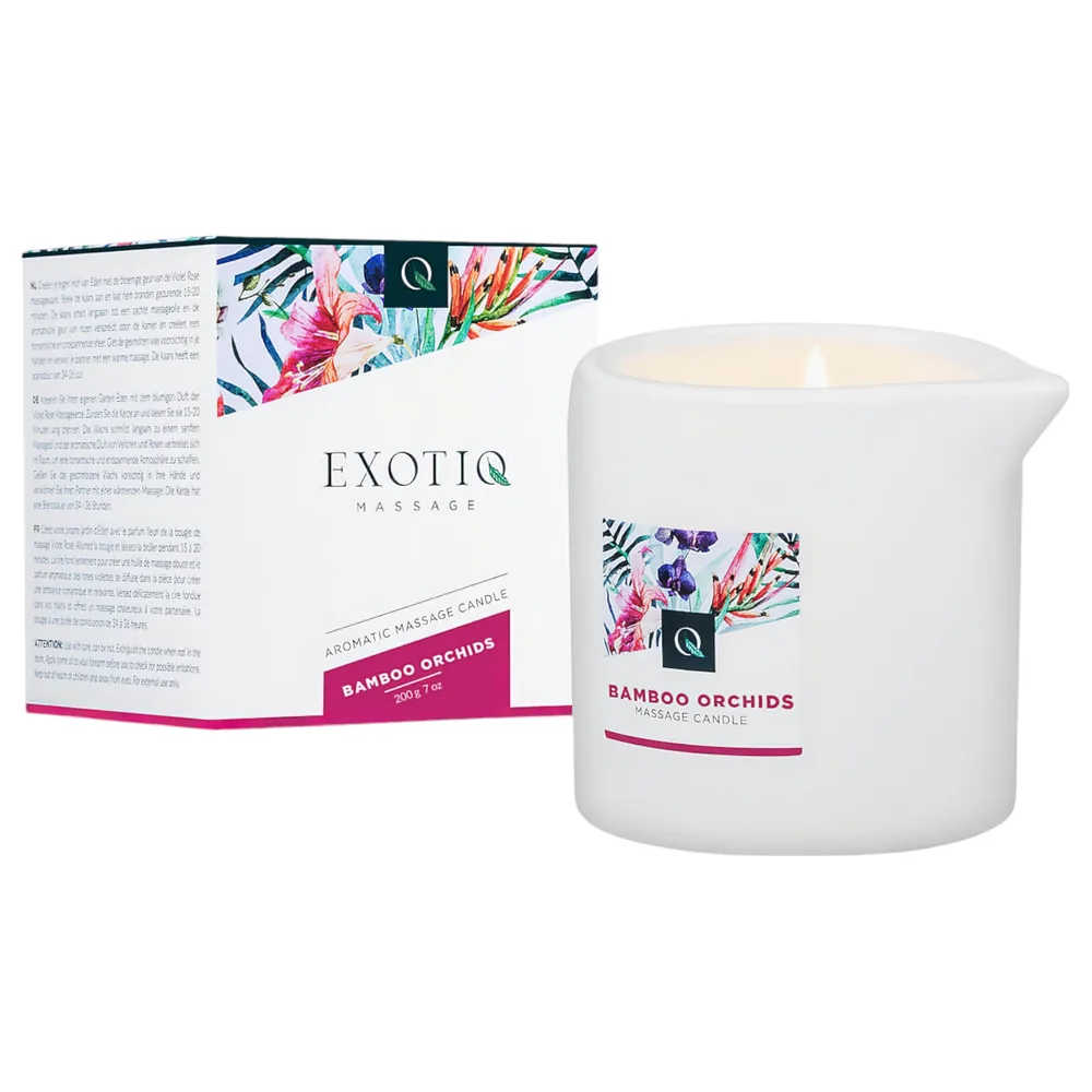 Exotiq Bamboo Orchids - masážna sviečka (200 g)