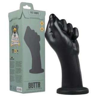 BUTTR - fisting dildo - čierny