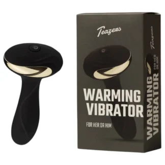 Teazers - zohrievací análny vibrátor a stimulátor prostaty (čierny)