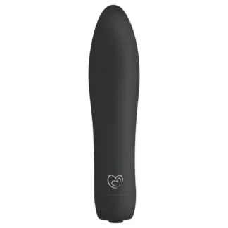 Easytoys - vibrátor na bod G - nabíjateľný - čierny