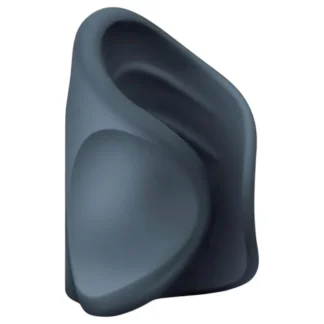 Boners - vibračný masturbátor otvorený - dobíjací - sivý