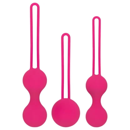 Easytoys - vaginálne guľôčky - sada 3 ks - ružové