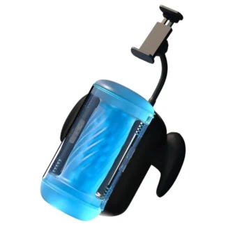 BLOWCAST Wingman Lite - automatický masturbátor pre mužov - modrý