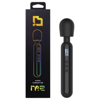BLAQ - vibrátor s digitálnym masážnym režimom - čierny