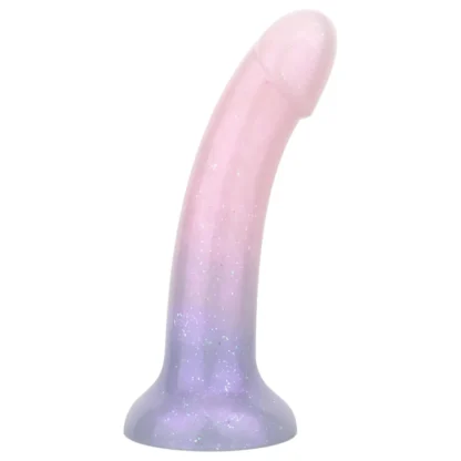 EasyToys Mermaid - dildó - trblietavý povrch - 19 cm ružový