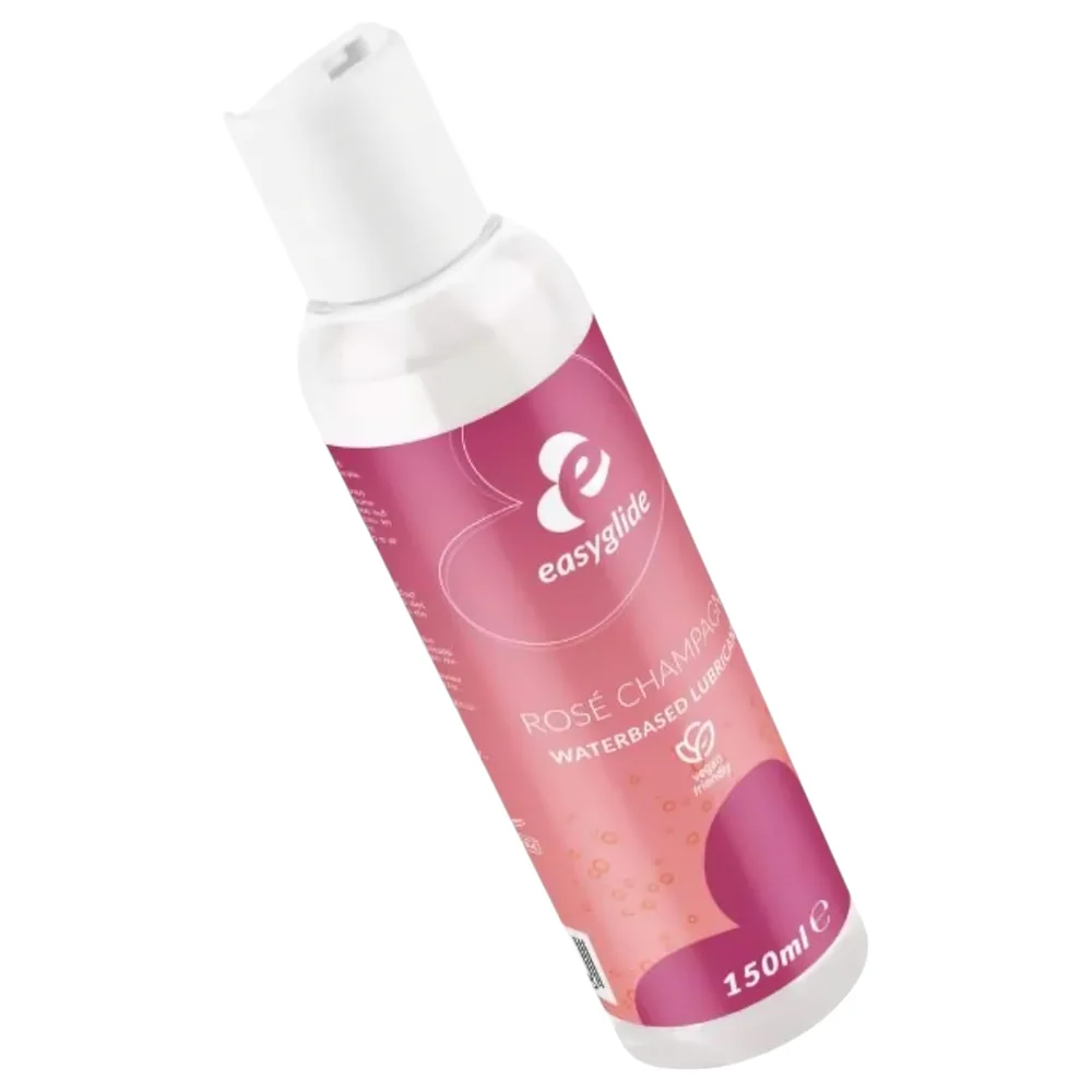 EasyGlide - aromatizovaný lubrikačný gél na vodnej báze - ružové šampanské (150 ml)