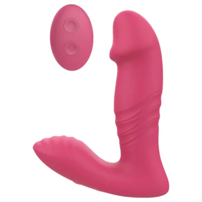 Dreamtoys - nositeľný vibračný stimulátor s diaľkovým ovládaním - ružový