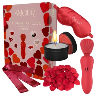 Dreamtoys Amour - sada wand vibrátora (červená)