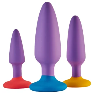 Dreamtoys Love Signal - sada análnych kolíkov (fialová)