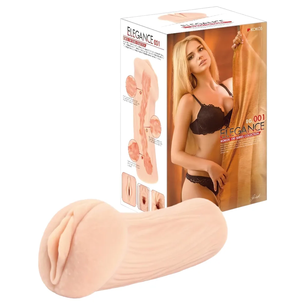 Kokos Elegance 01 - realistická umelá vagína masturbátor - natur