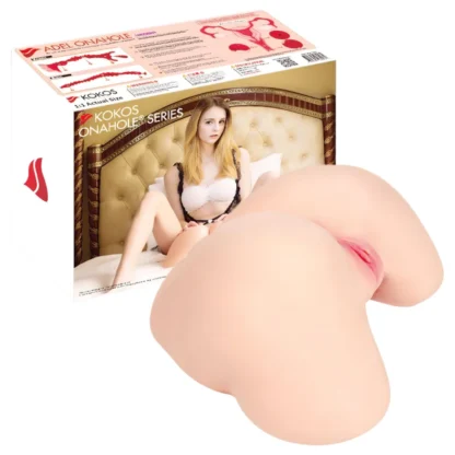 Kokos Adel Real Hips - realistický torzo masturbátor (prírodný)
