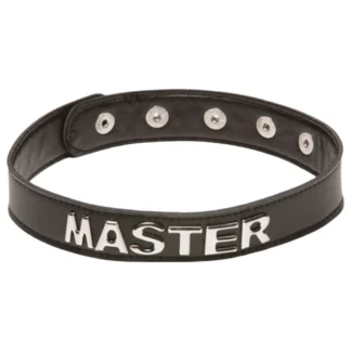X-Play Master - BDSM obojok - čierny