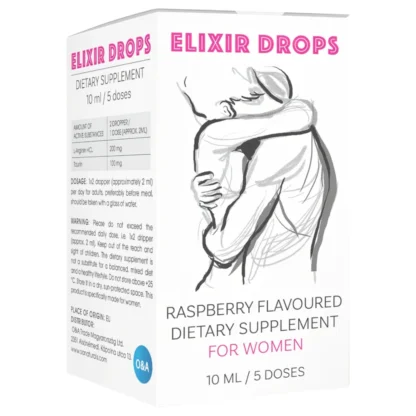 ELIXIR - kvapky na zvýšenie ženského libida - 10 ml - malina