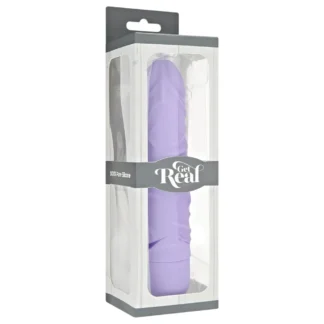 Get Real - realistický vibrátor - silikón - fialový