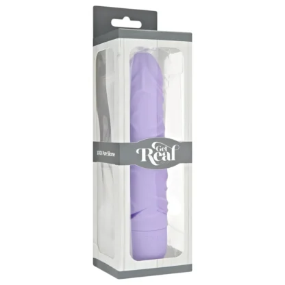 Get Real - realistický vibrátor - silikón - fialový