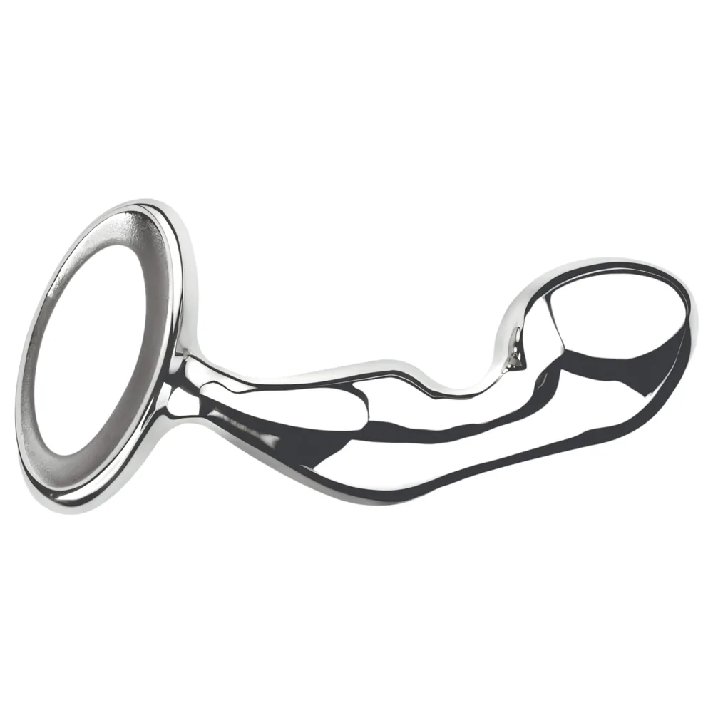 Njoy Pfun Plug - análny kolík na prostatu - kovový - strieborný