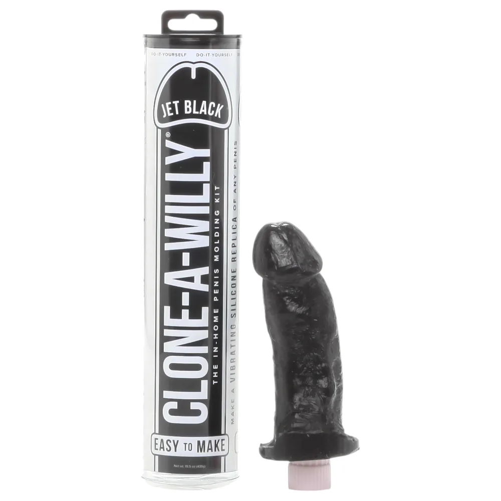 Clone-a-Willy - sada na odliatok penisu s vibrátorom - čierna