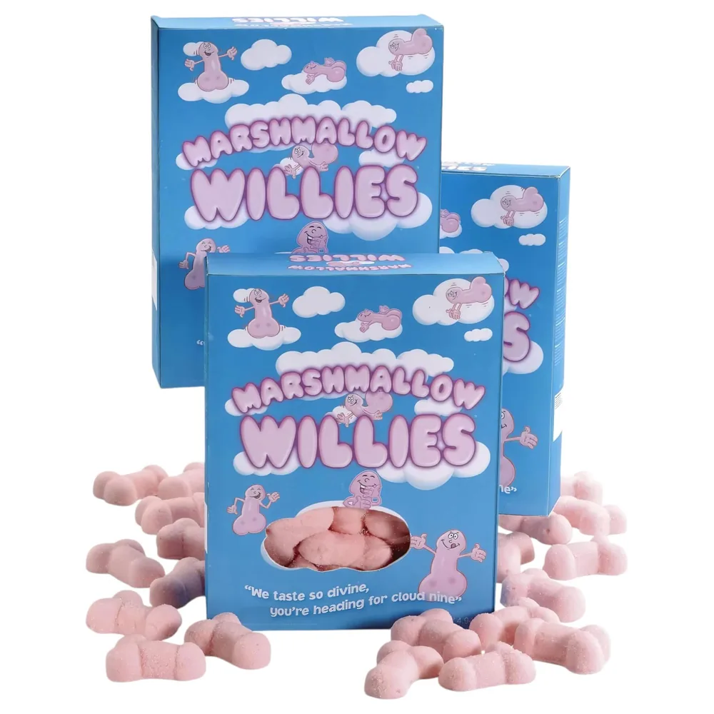 Spencer & Fleetwood - Marshmallow - penový cukor v tvare penisu (ružový, 140 g)