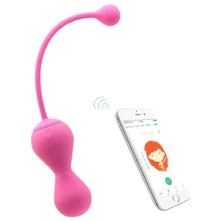 Magic Motion Kegel Master - vibrátorové venušine guličky ovládané aplikáciou (ružové)