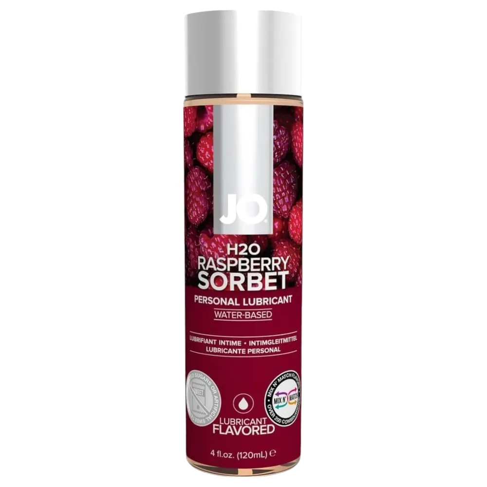 System JO - H2O malinový sorbet - lubrikačný gél na vodnej báze (120 ml)