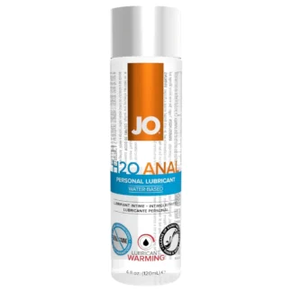 System JO - H2O Anal Warming - hrejivý análny lubrikant na vodnej báze (120 ml)