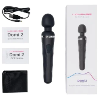 Lovense Domi 2 - masážny vibrátor ovládaný aplikáciou (čierny)
