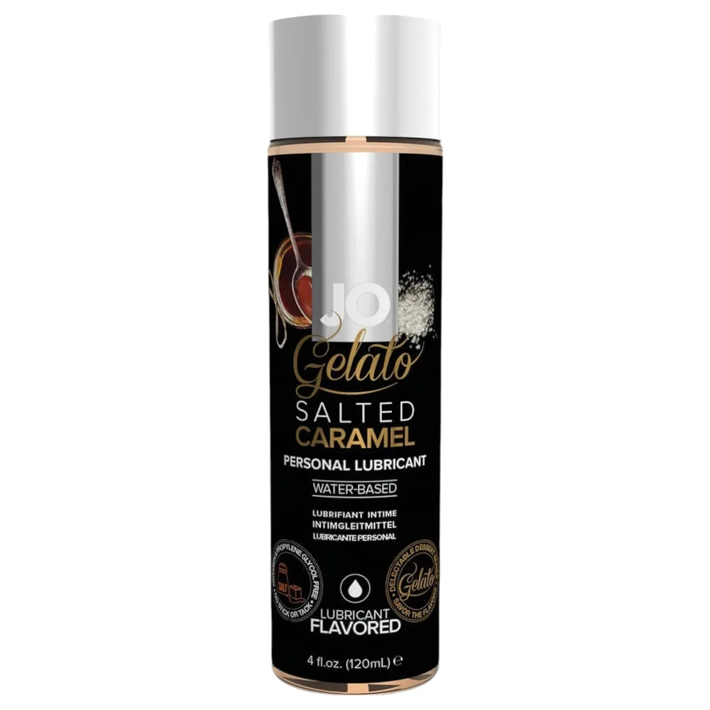 System JO - Slaný karamel gelato - lubrikačný gél na vodnej báze (120 ml)