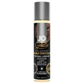 System JO - Gelato dvojitá čokoláda - jedlý, na vodnej báze založený lubrikačný gél (30 ml)