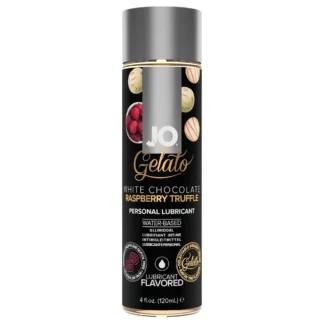 System JO - jedlý lubrikant - biela čokoláda, malina, truffle - 120ml