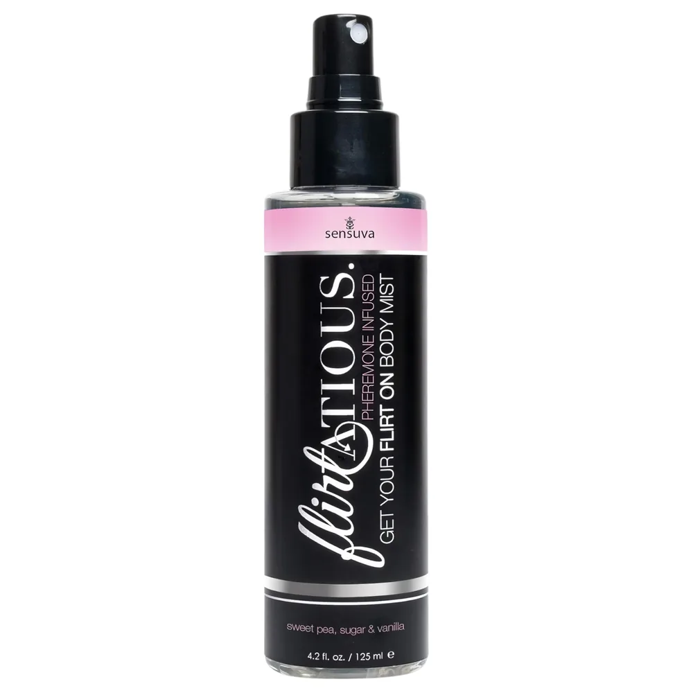 Sensuva Flirtatious - feromónový telový sprej - vanilka-vikovica (125 ml)