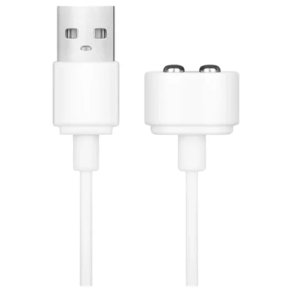 Satisfyer - magnetický USB nabíjací kábel - biely