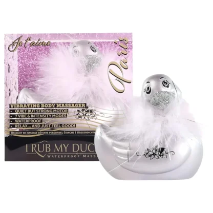 My Duckie Paris 2.0 - vibrátor na klitoris - strieborný