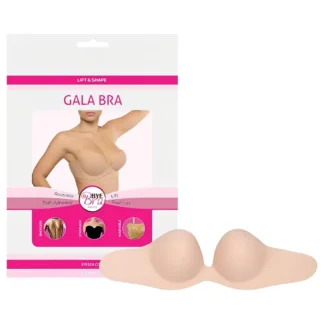 Bye Bra - push-up podprsenka - neviditeľná - telová