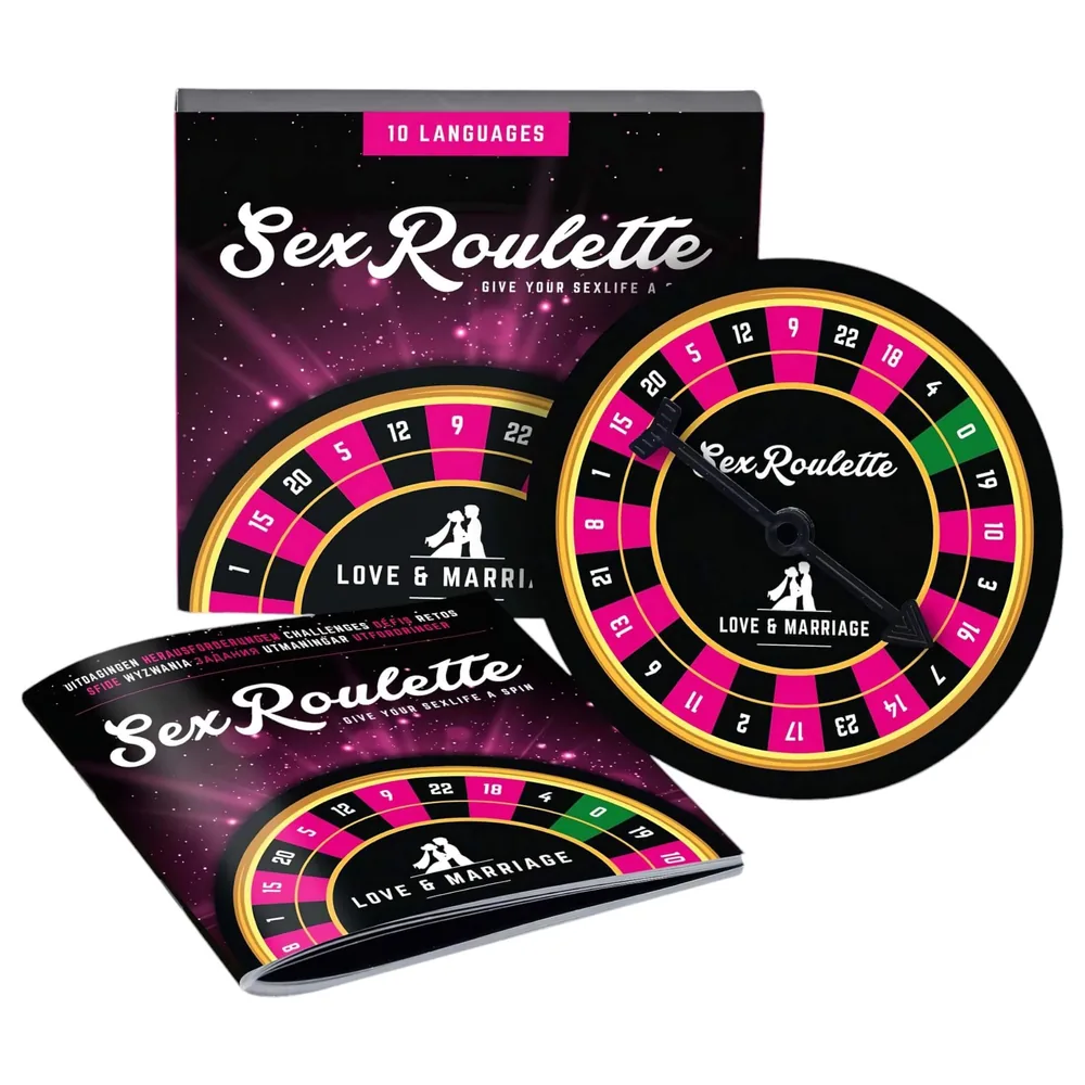 Sex Roulette Love & Married - erotická spoločenská hra (v 10 jazykoch)