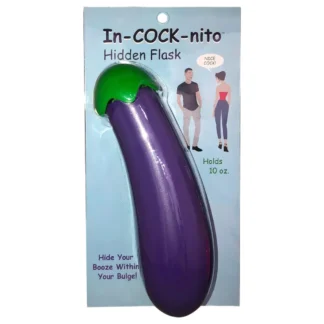 In-cock-nito - baklažánová fľaša (fialová)