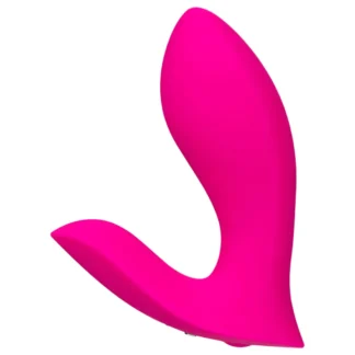 Lovense Flexer - aplikáciou ovládaný 2v1 vibrátor do nohavičiek s stimuláciou bodu G a klitorisu (ružový)