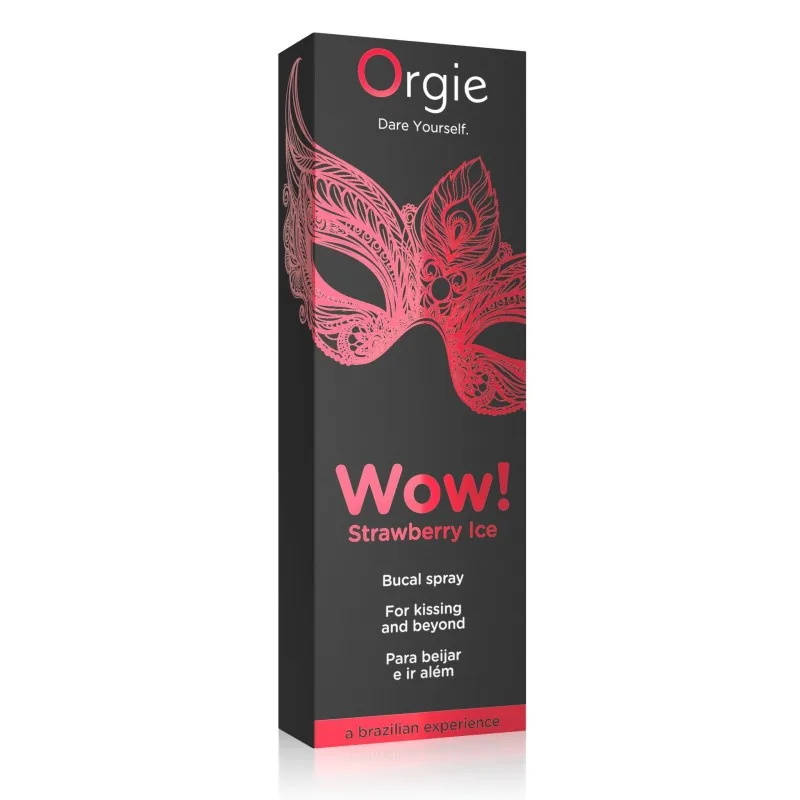 Orgie Wow! Strawberry Ice – ústny sprej 10 ml – Obrázok 2
